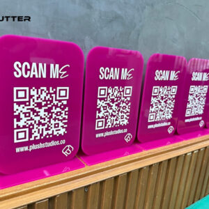 ป้ายสแกนเมนูตั้งโต๊ะ